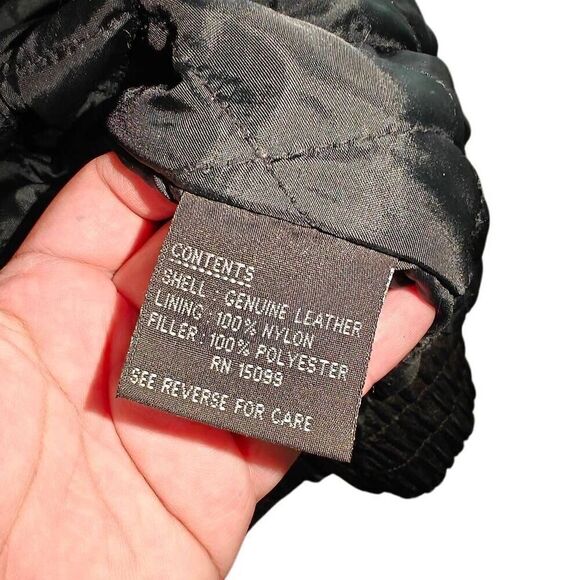 Property Vintage Leather Bomber Jacket Coat - Picture 8 of 13